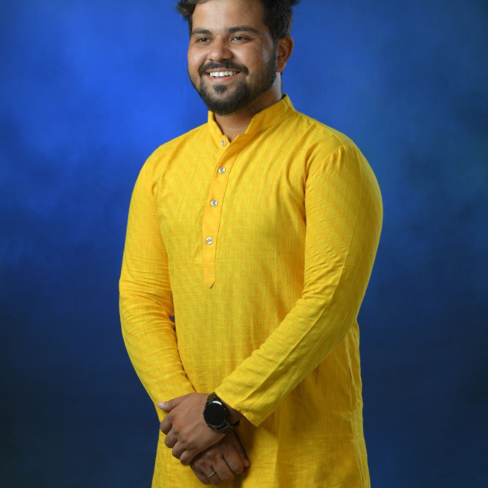 কটন পাঞ্জাবি — হলুদ